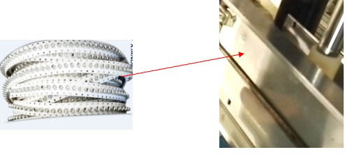 Remache accesorio de barra colectora de la máquina de barras el remache sirve para conectar los perfiles en lugar de pernos de manera más estable y fortalecida