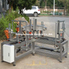 Máquina ensambladora de barras colectoras de codo remachadora para conductos colectores planos compactos