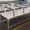 Plataforma de embalaje de barras colectoras de aluminio para envoltura de Mylar de conductos colectores