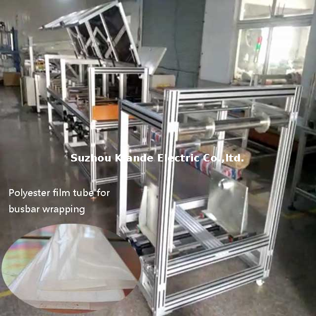 Máquina formadora de película de poliéster con barra colectora automática para película Mylar de forma