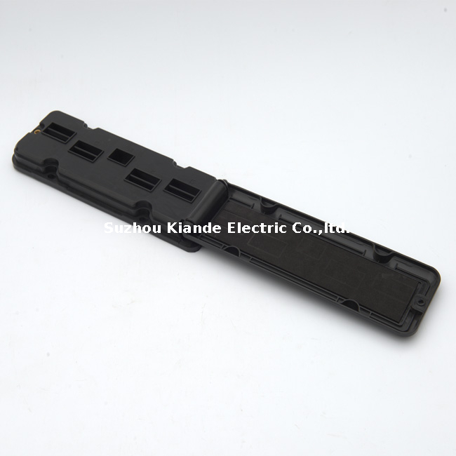 Conector de nailon para barra colectora, tapa y ranuras para barra colectora compacta 