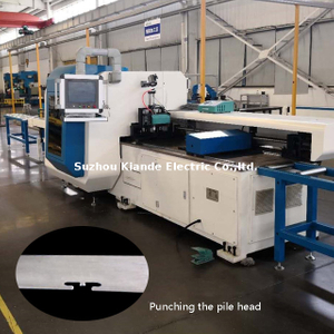 Máquina perforadora de conductores de barras colectoras para perforación y corte de barras colectoras