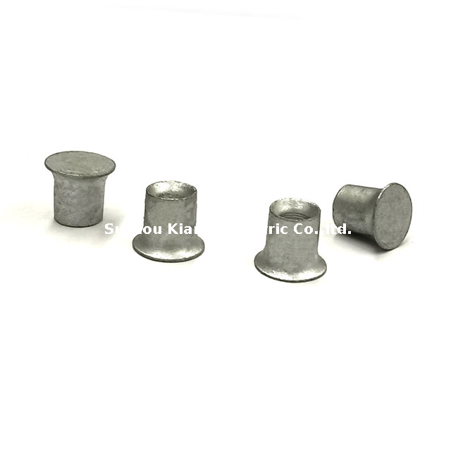 Tuerca remachable industrial duradera para fijación de perfiles de barras colectoras