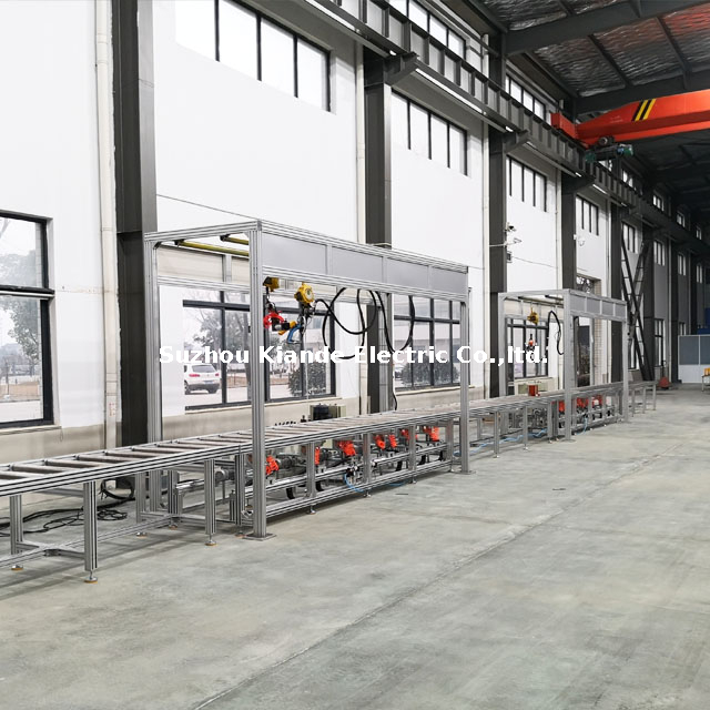 Máquina compacta de montaje de barras colectoras manuales de China para conductos colectores de codo