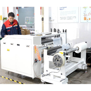 Máquina cortadora automática de película Mylar para doblar barras colectoras con alta productividad
