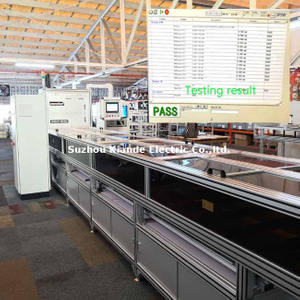 Máquina automática flexible de inspección de barras colectoras para pruebas de resistencia de alto voltaje