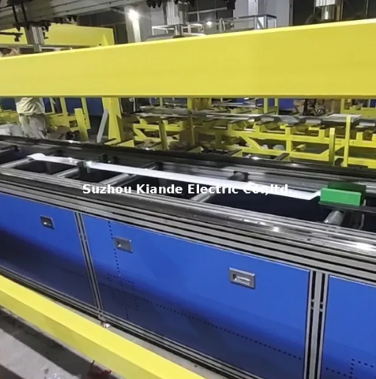 Automatic Busbar Wrapping Machine Máquina automática de embalaje de barras colectoras