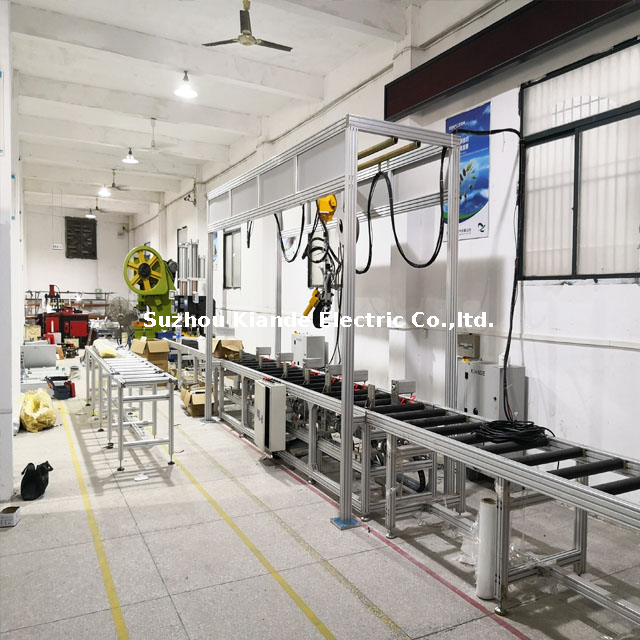 Máquina compacta de montaje de barras colectoras manuales de China para conductos colectores de codo