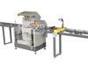 Máquina cortadora de doble cabezal de perfil de aluminio