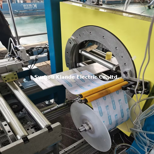 Máquina automática de embalaje de barras colectoras